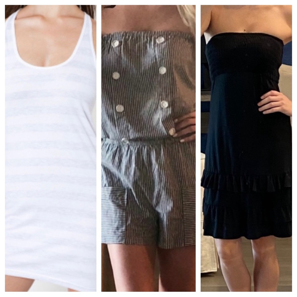 (3) pack: dresses/romper!
